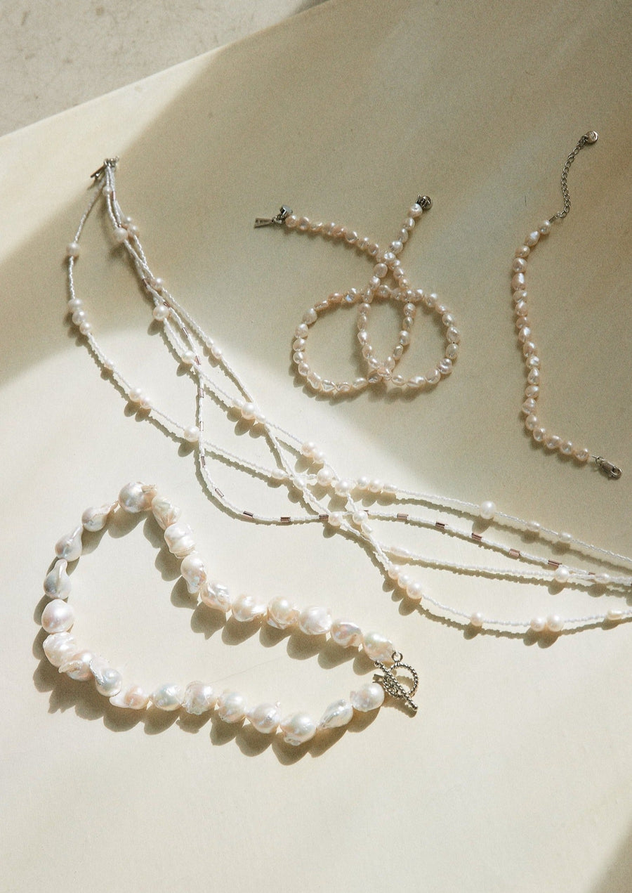 keshi baroque pearl necklace - Alyssa