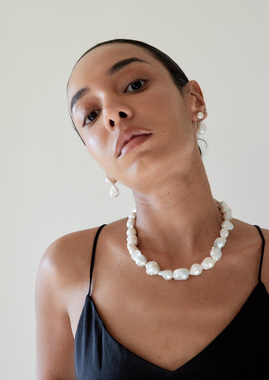 Original classic baroque pearl necklace - Alyssa